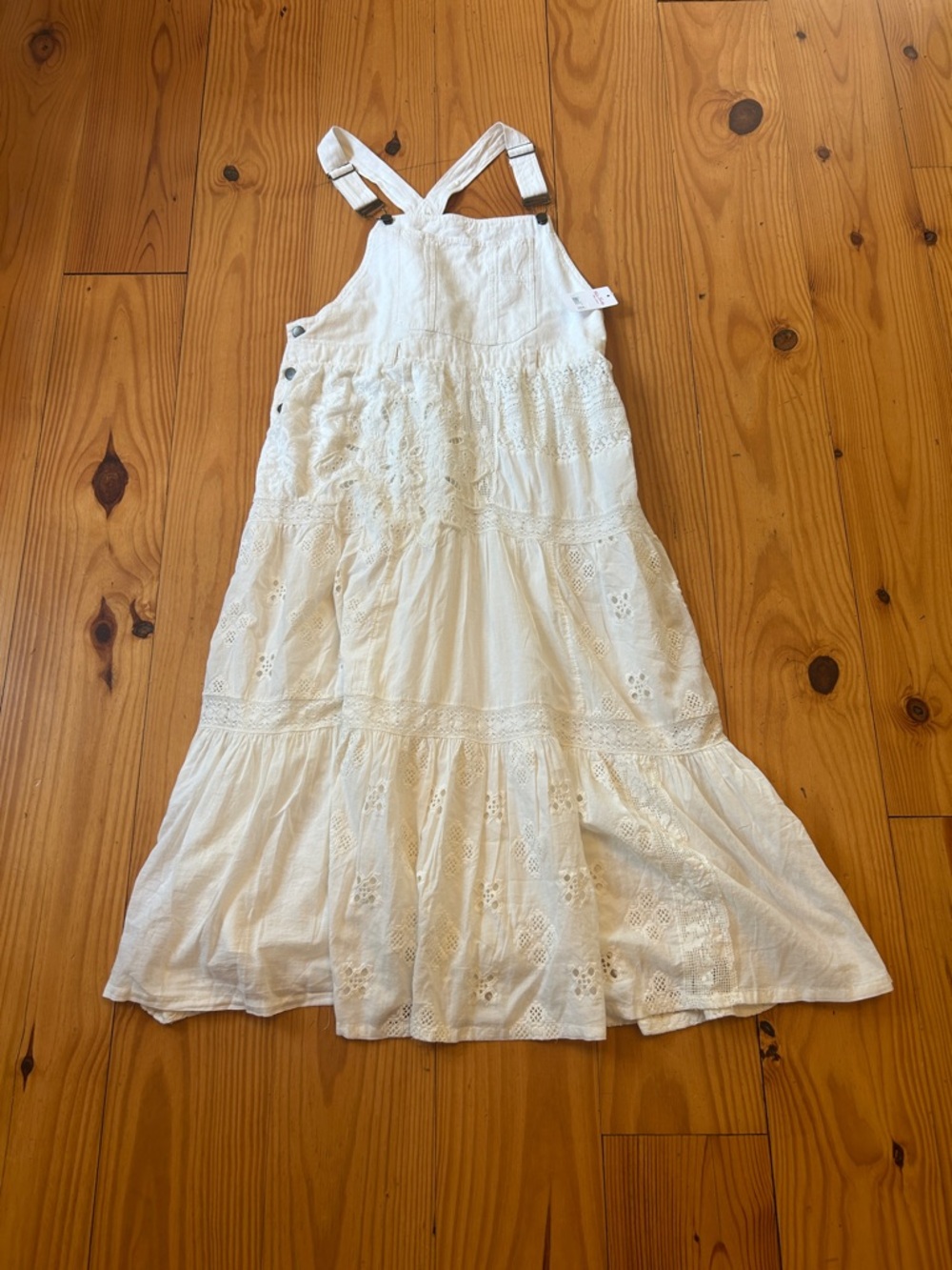 LuckyBra d Overall  Cutwork Maxi Dress - - Picture 4 of 10